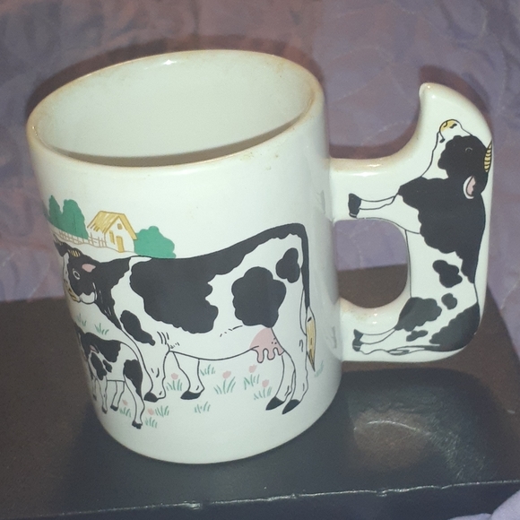 VTG Art Mark Cow Coffee Cup - Picture 2 of 4